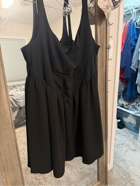 Source Unknown Black Sleeveless Mini Dress